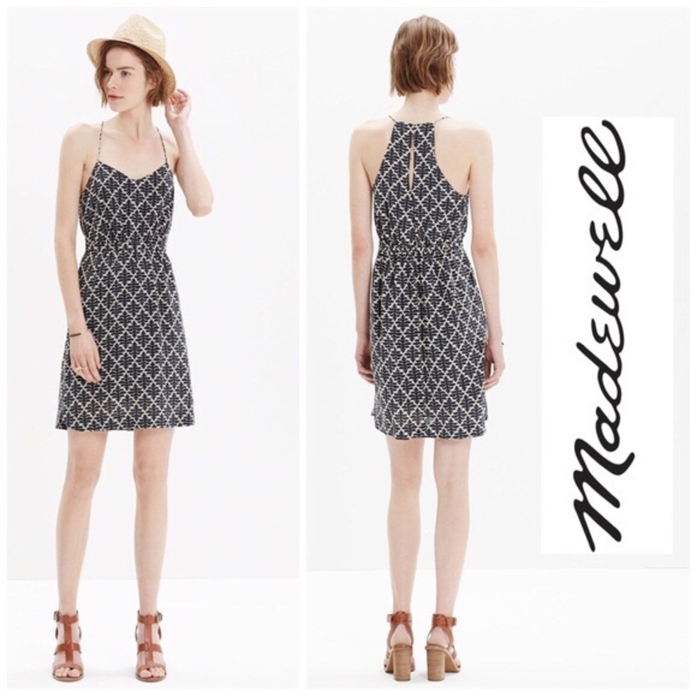 Madewell Silk Daylight in Ikat Bloom Dress